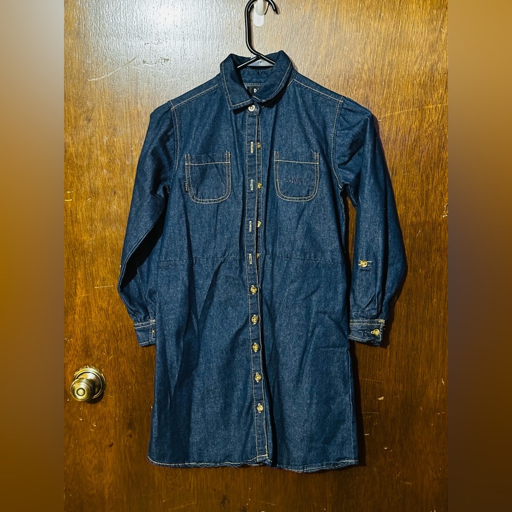 DKNY Dark Blue Denim Shirt